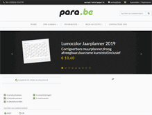 Tablet Screenshot of para.be
