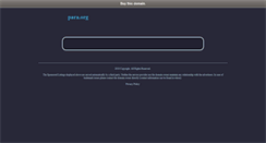 Desktop Screenshot of para.org