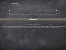 Tablet Screenshot of para.org